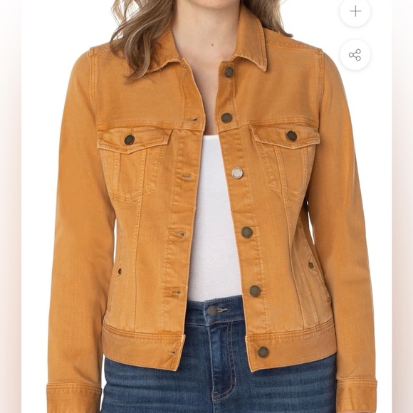 Liverpool Jackets & Blazers - LIVERPOOL JEAN JACKET / AMBER DAWN, sz XL